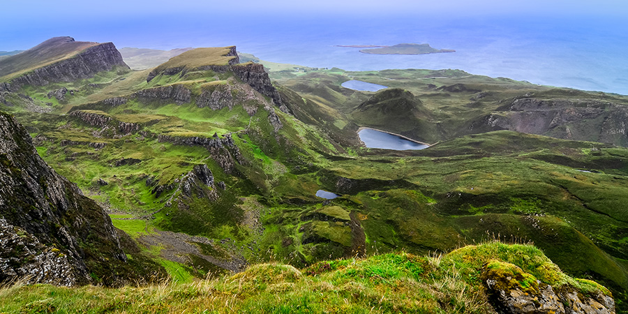 Quiraing Coastline In Scottish Highlands