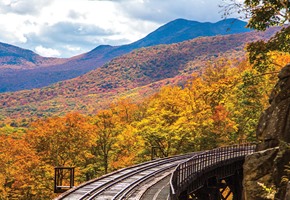Fall Foliage and railway