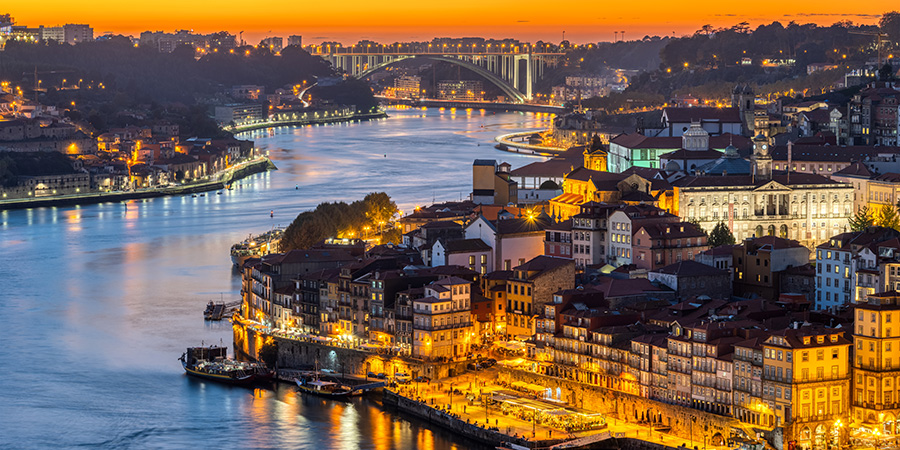 The Old Town Of Porto