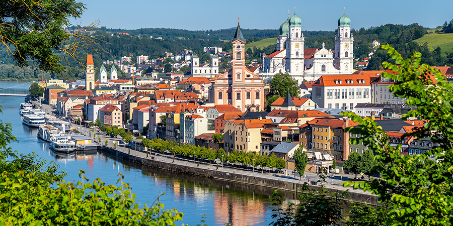 View Over Passau Bavaria