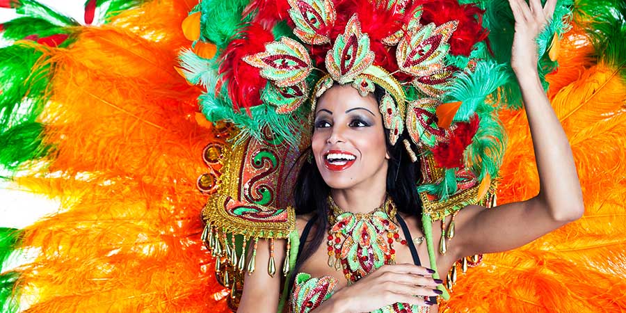 Experience the vibrant Rio Carnival from grandstand seats