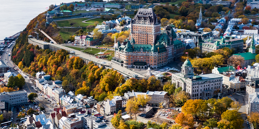 Historic cities of Montreal and Quebec City