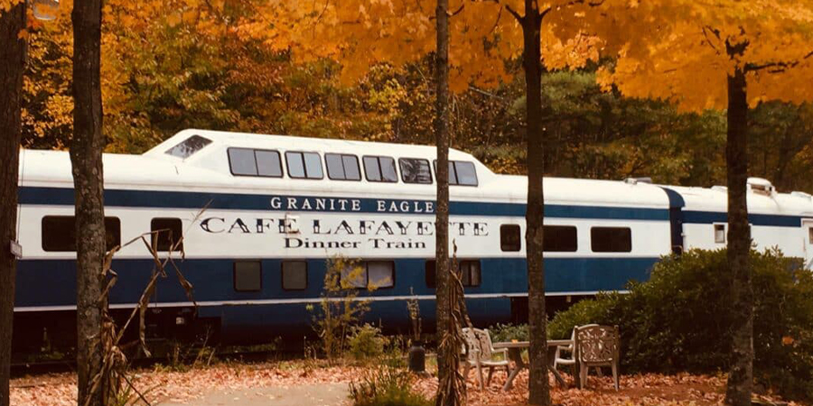 View fall foliage on two scenic rail journeys