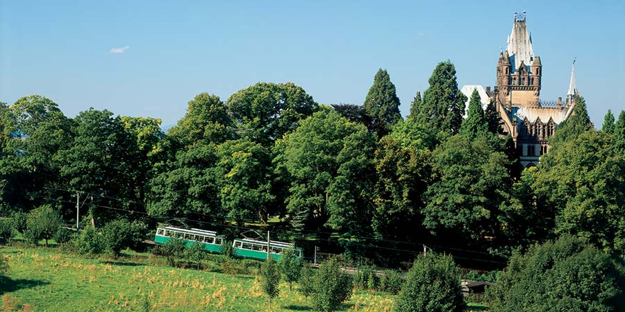 Admire the scenery from Drachenfels Cog Railway