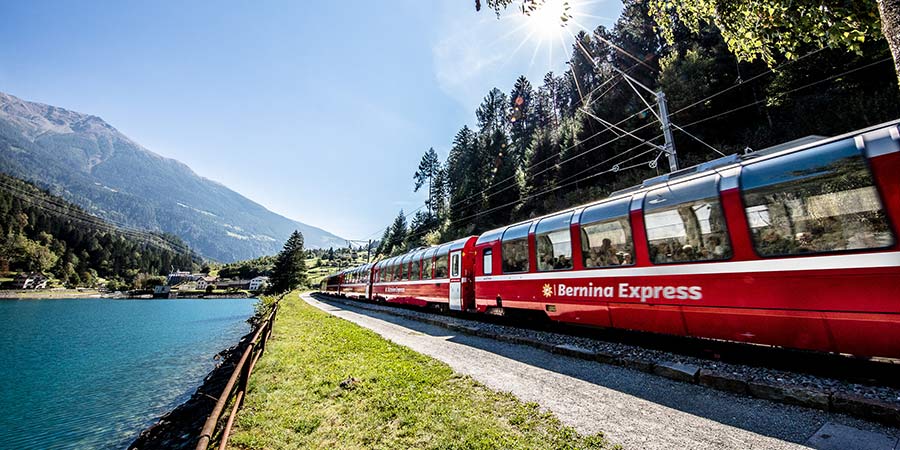 Travel to Italy aboard the stunning Bernina Express