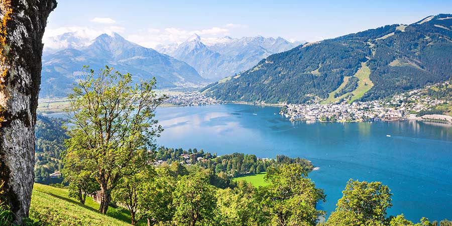 Cruise across Lake Zell amid alpine scenery