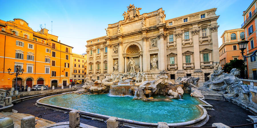 Arrival in Rome