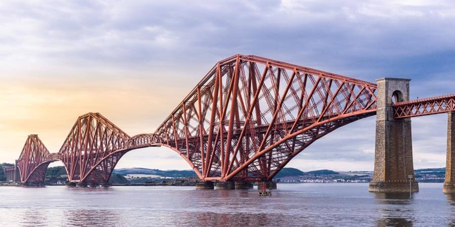 Crossing the Forth Rail Bridge to the Highlands
