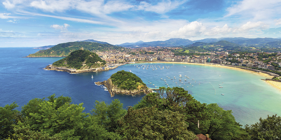 Arrival in San Sebastián
