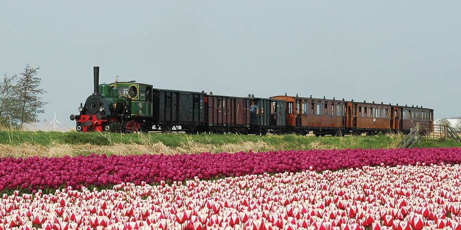Journey on the heritage Medemblik Steam Train