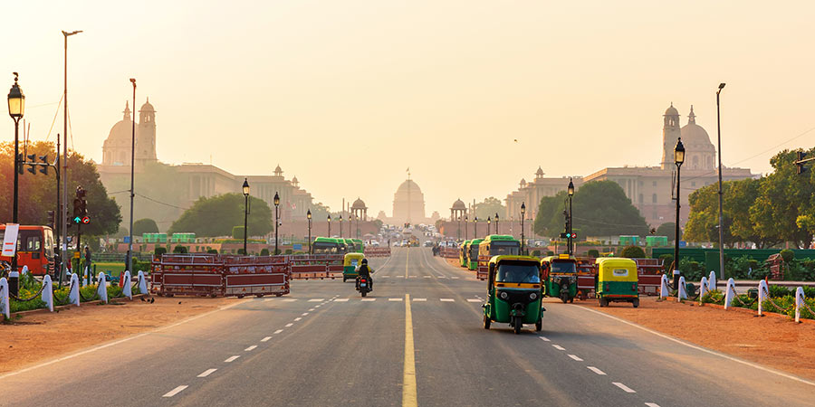 Arrival in Delhi