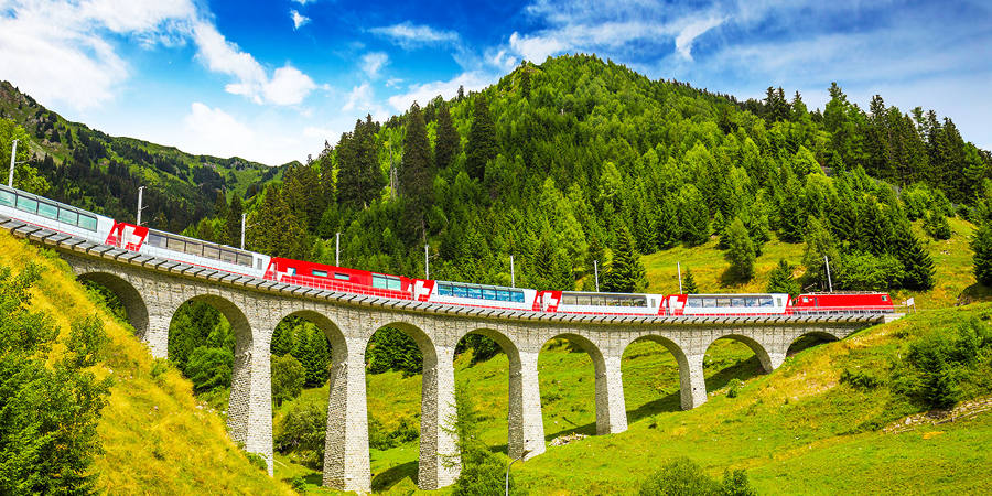 Landwasser Viaduct Glacier Express