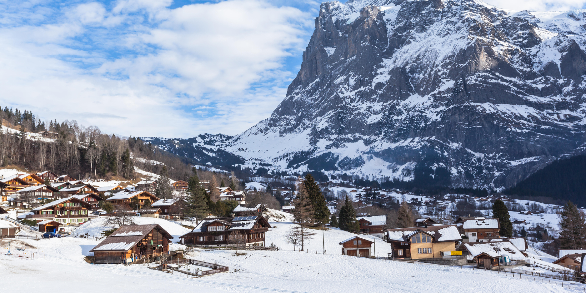 Admire the idyllic setting of Grindelwald