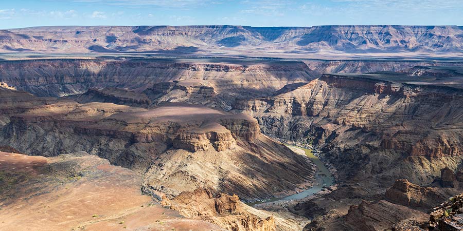 Marveling at Fish River Canyon
