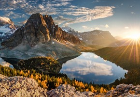 Maligne Lake in Jasper National Park