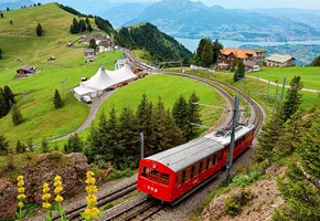 Ride Switzerland's first train route. The perfect excursion from Zurich.