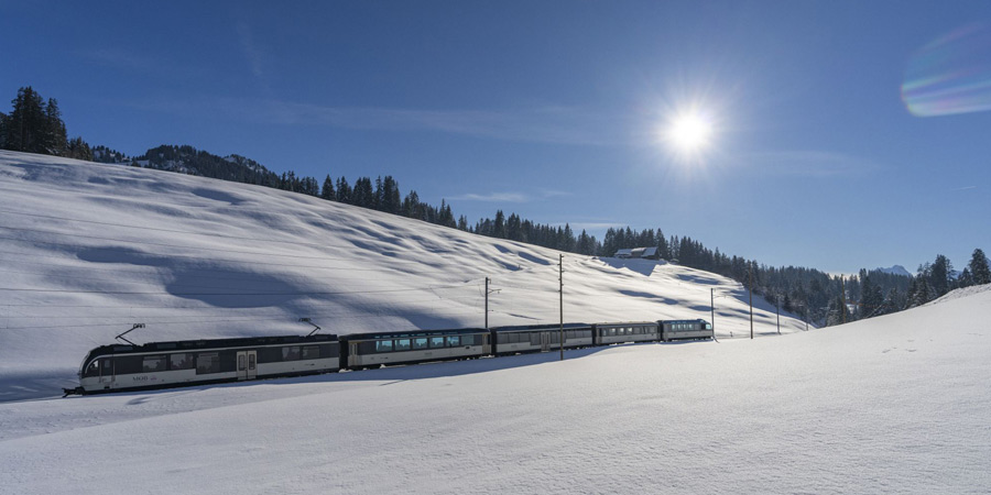 Experience the GoldenPass Express from Montreux to Interlaken