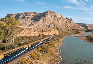 Rocky Mountaineer train Rocky Mountaineer train