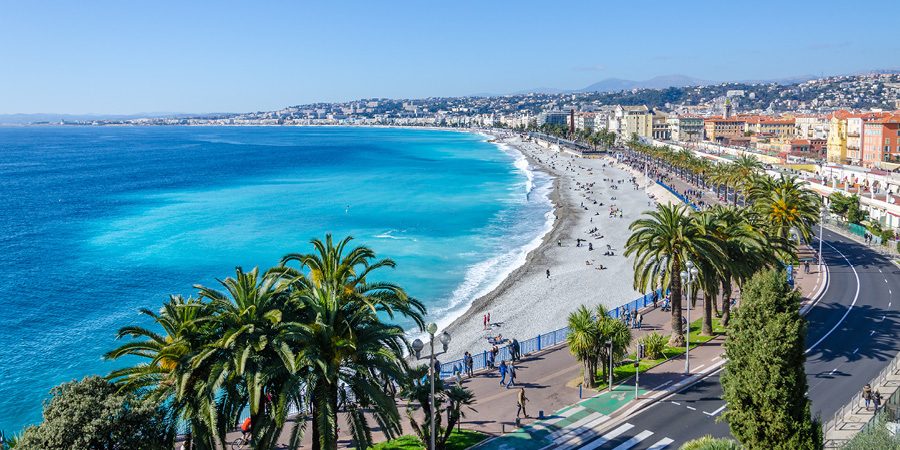 Embark on a city tour of Nice