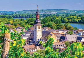 Rhine valley in flames