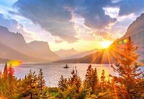 Old Faithful in Yellowstone National Park