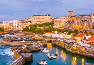 Port in Biarritz