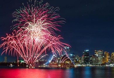 Sydney at New Years