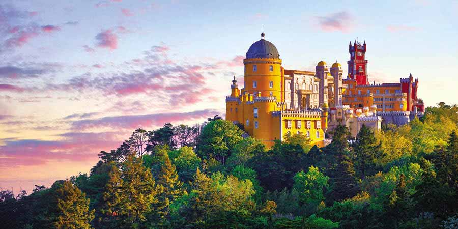 Marveling at the grand palaces of Sintra