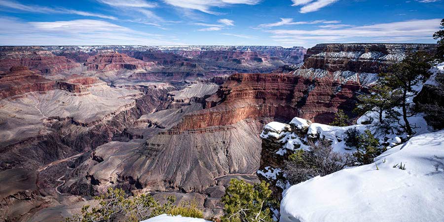 Admire the astounding Grand Canyon