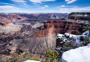 Sunrise in Winter at the Grand Canyon