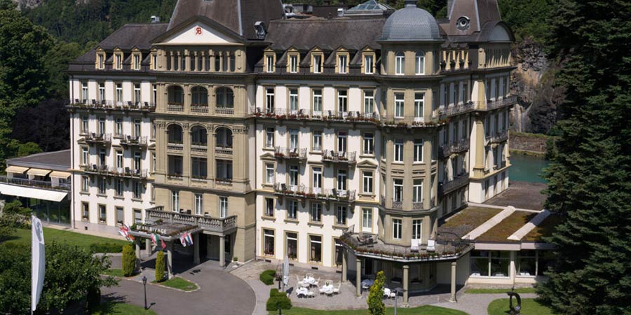 Staying in a five-star Belle Époque hotel in Interlaken