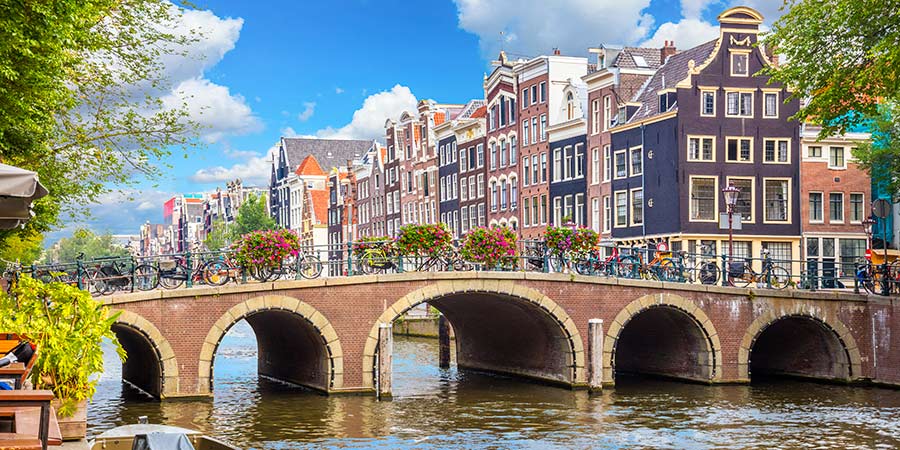 Enjoying quintessential Dutch views