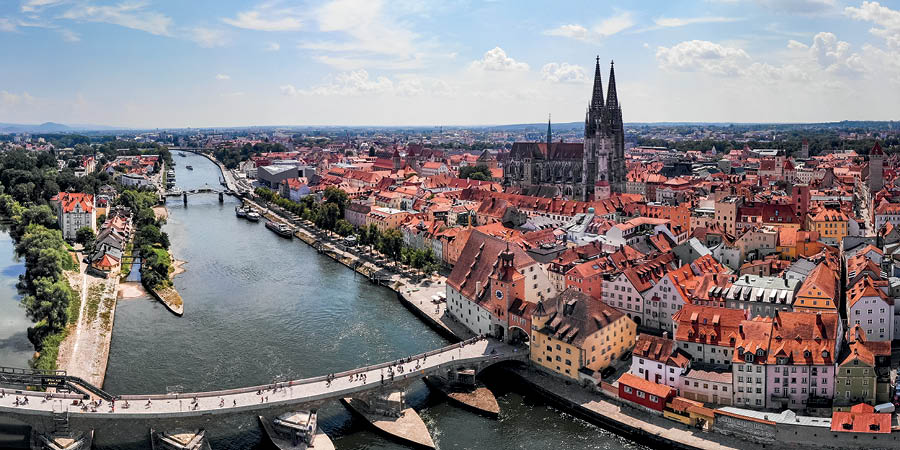 Touring historic Regensburg