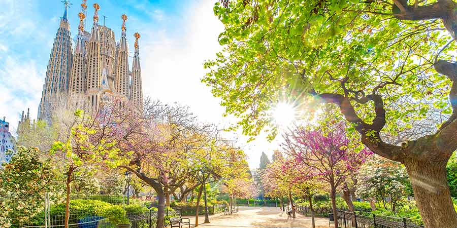 See centuries of iconic architecture in Barcelona