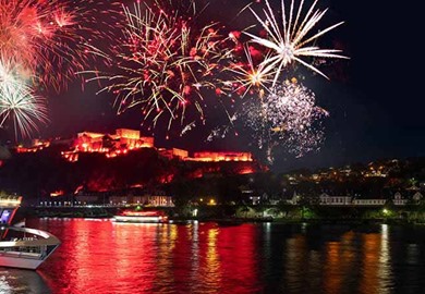 Rhine In Flames Koblenz