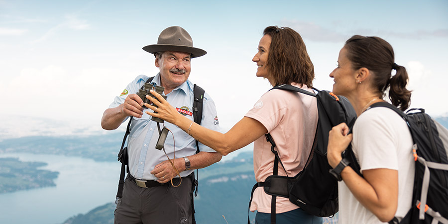 Soaking up spectacular vistas from the Stanserhorn