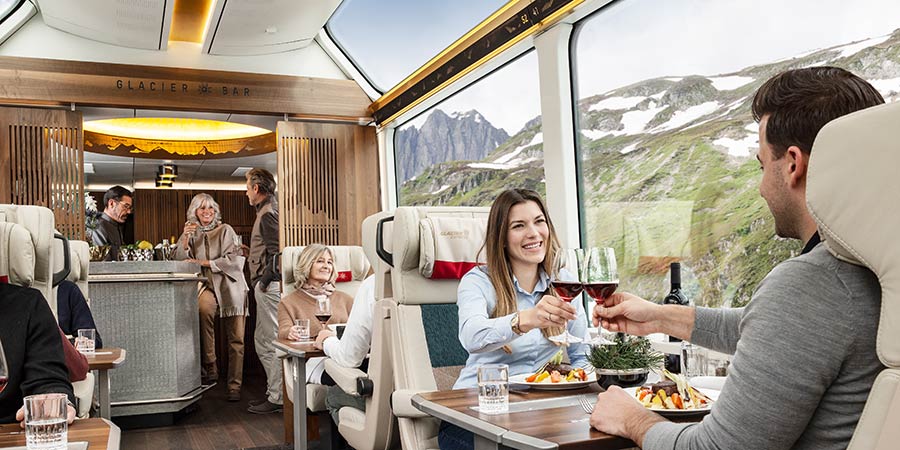 Experiencing Excellence Class on the Glacier Express